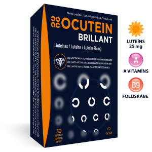 Ocutein BRILLIANT – BRILJANTA AIZSARDZĪBA NOGURUŠĀM, PIE LIELĀM SLODZĒM ACĪM!