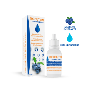 Ocutein SENSITIVE PLUS – JUTĪGĀM ACĪM, KAS IR PAKĻAUTAS LIELAI SLODZEI!