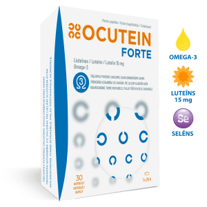 Ocutein FORTE – TRĪSKĀRŠA IEDARBĪBA UZ ACĪM PIE LIELĀM SLODZĒM!