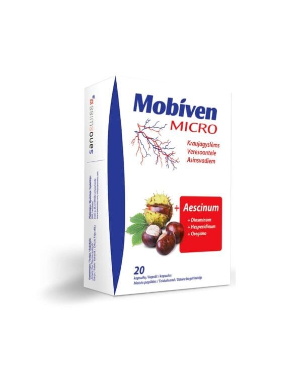 Mobiven Micro - ASINSVADIEM, 20 KAPSULAS
